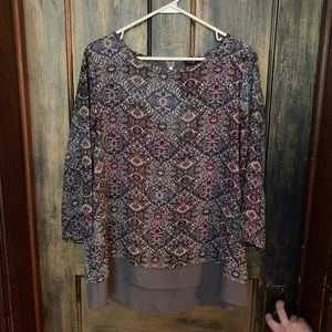 The Limited- size large, floral top
